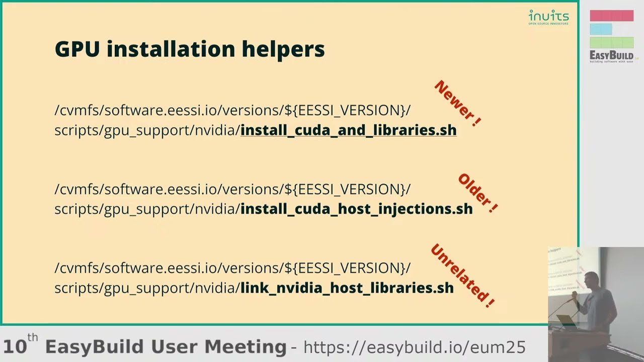 EUM'25 - Improving NVIDIA GPU support in EESSI