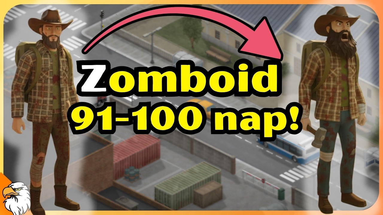 Így éltem túl 100 napot a Project Zomboid ÚJ PATCH-ben! 91-100. nap Összefoglaló
