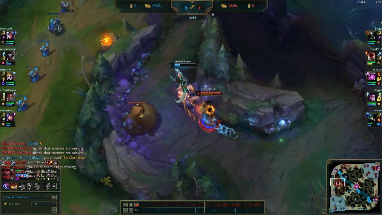 Urgot's ult with Lee Sin's Q