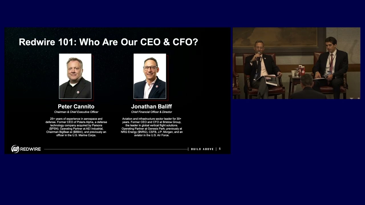 Redwire Corporation (RDW) - Jonathan Baliff, CFO - Gabelli 31st Annual Aerospace & Defense Symposium