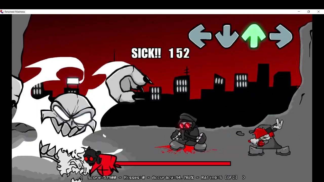 FNF RETAINED MADNESS (A Really MAD Mod Jam): Hell Trouble
