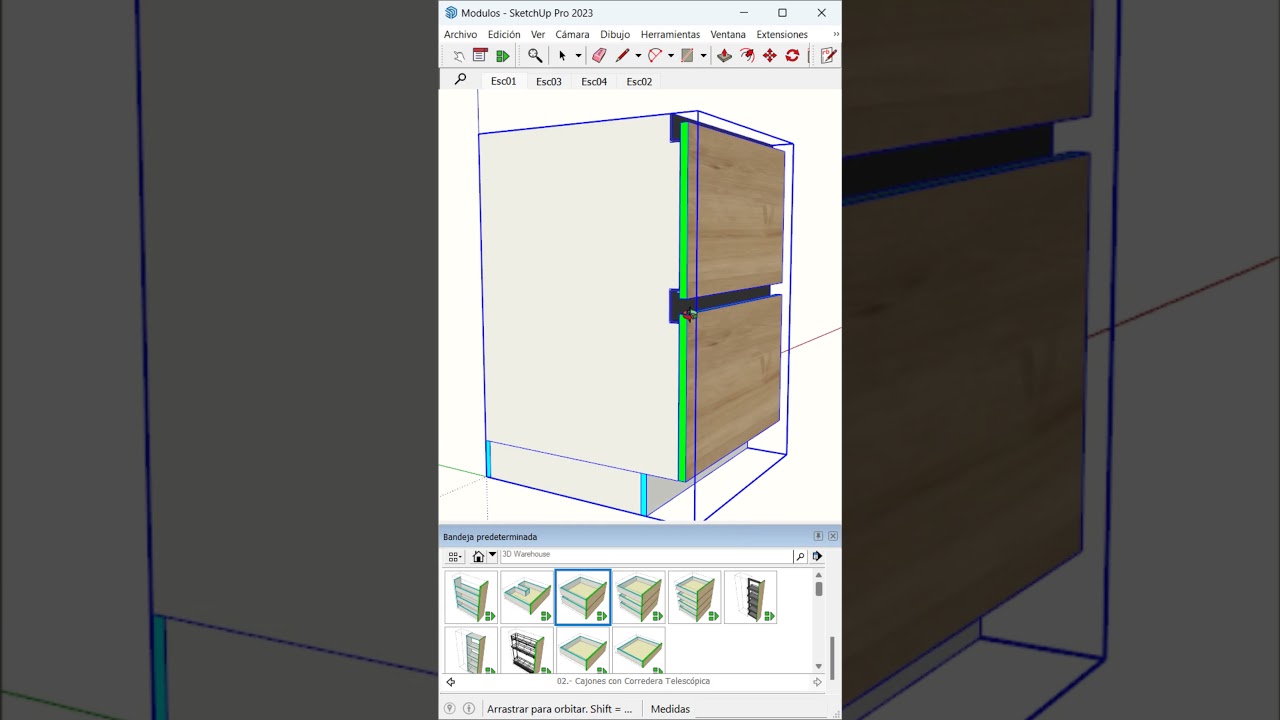 &iquest;Eres arquitecto, dise&ntilde;ador, fabricante de cocinas? &iexcl;Esto es para ti! Dise&ntilde;a cocinas #sketchup3d