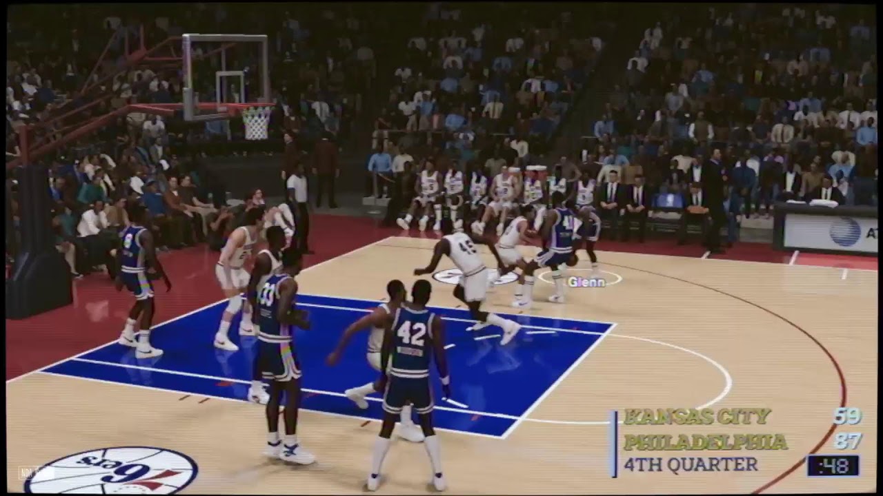 Classic NBA Basketball KANSAS CITY (23-42) @ PHILADELPHIA (52-10) Full Game