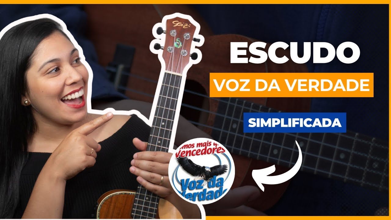 Como tocar ESCUDO no UKULELE | Aula Completa