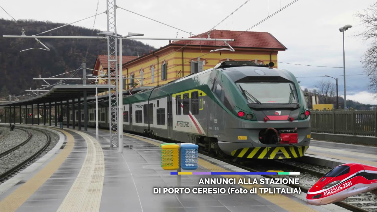 Annunci alla stazione di Porto Ceresio