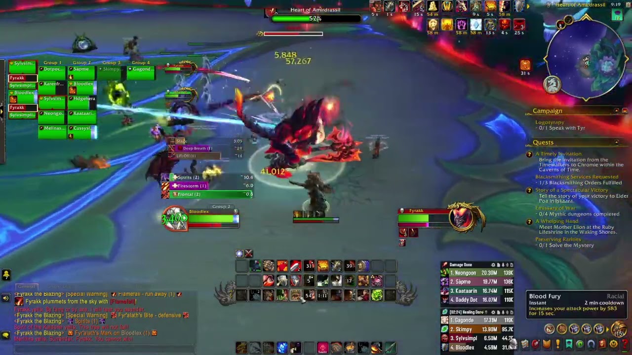 Prot Warrior: ATDH - Fyrakk (Normal)