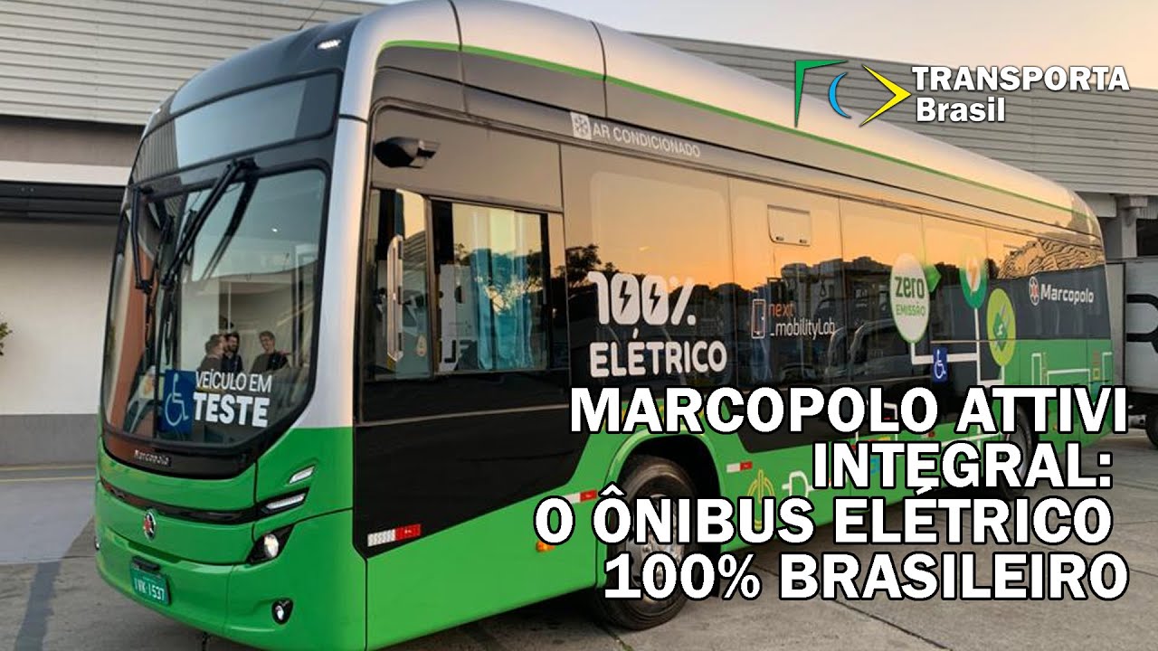 Attivi Integral &eacute; o &ocirc;nibus el&eacute;trico 100% brasileiro