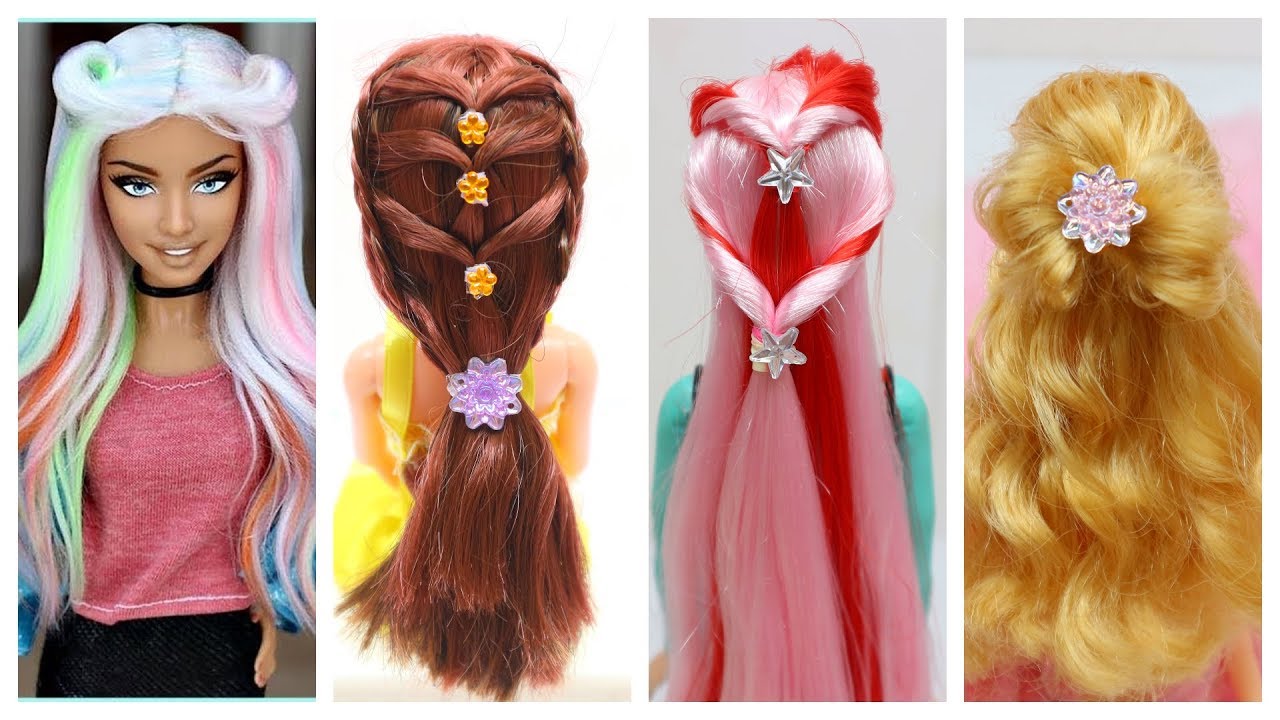 DIY Barbie Hair Transformations | Barbie Doll Hairstyles | Barbie Hairstyle Tutorial for Kids