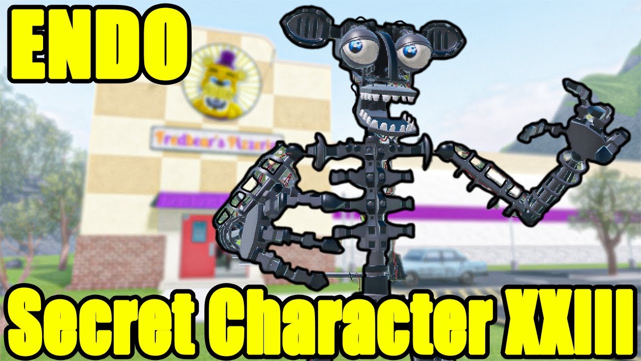 How to get Endo (Secret Character XXIII) in FREDBEAR'S MEGA ROLEPLAY [Roblox]
