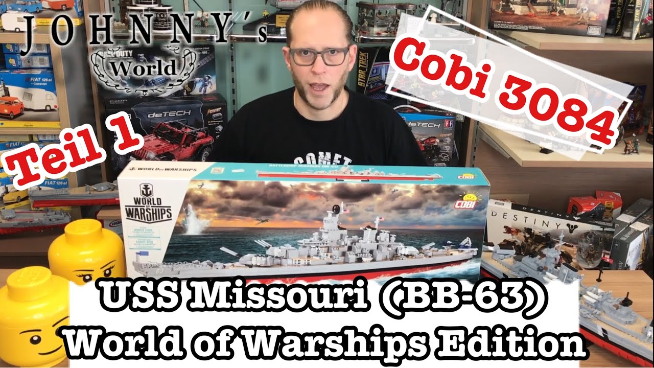 Cobi 3084 USS Missouri (BB-63)World of Warships Teil 1 Unboxing + erster Eindruck