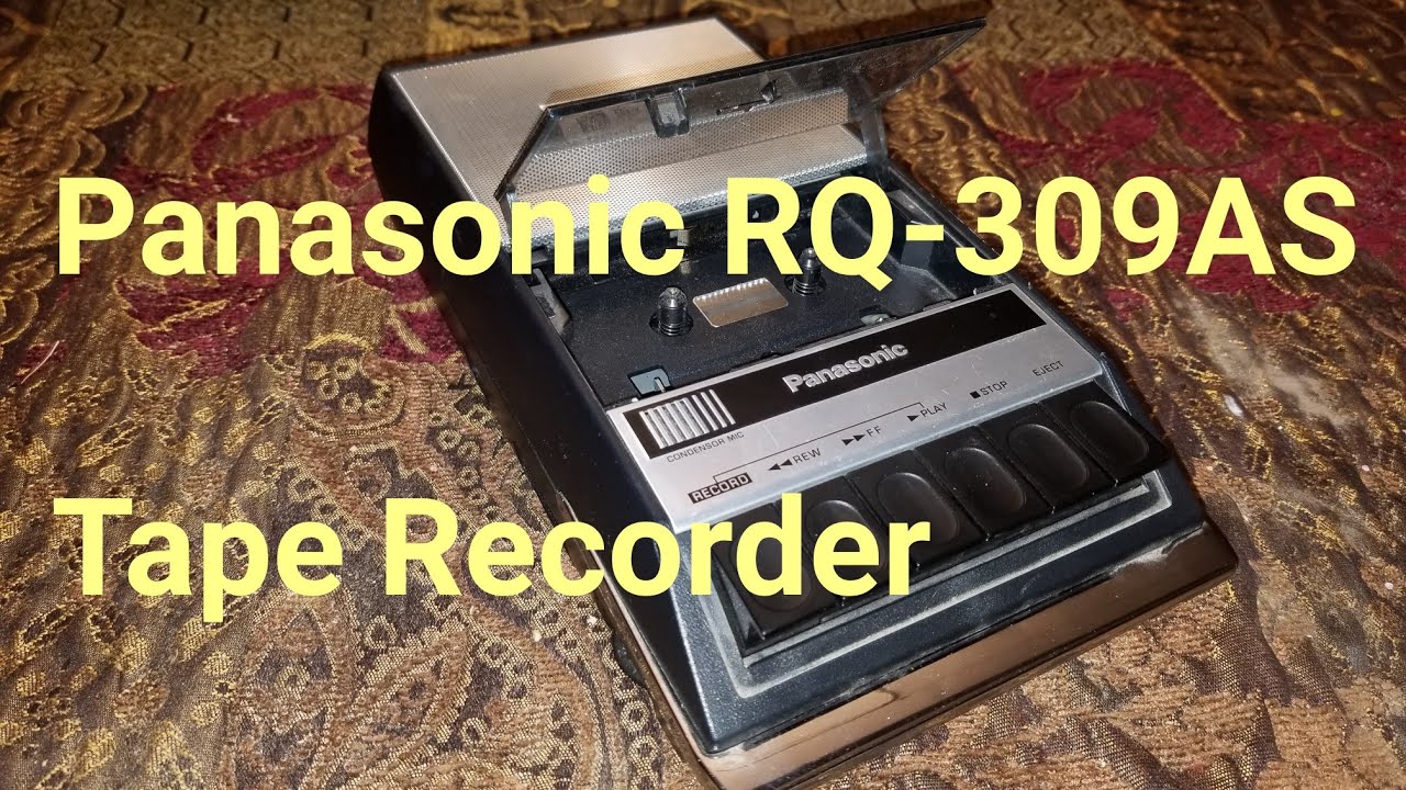 Thrift Store Find : Panasonic RQ-309AS Tape Recorder