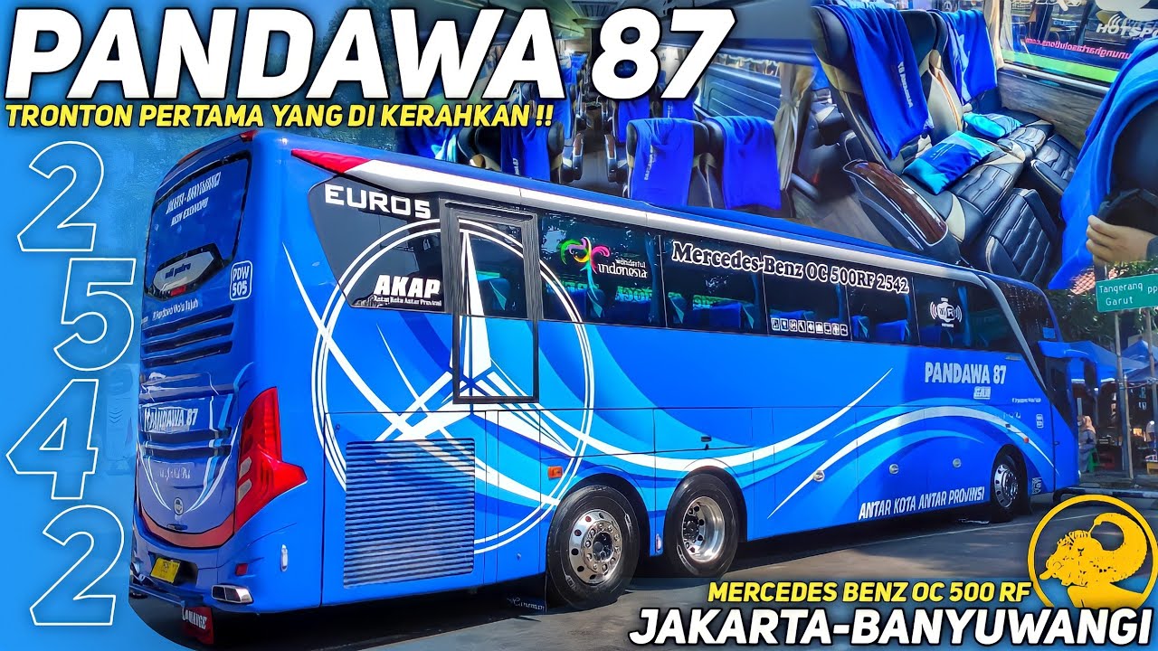 Kupas Tuntas Interior Unit Tronton 2542 Pandawa87 Executive Class ||Prepare Line Perdana dari Barat🤩
