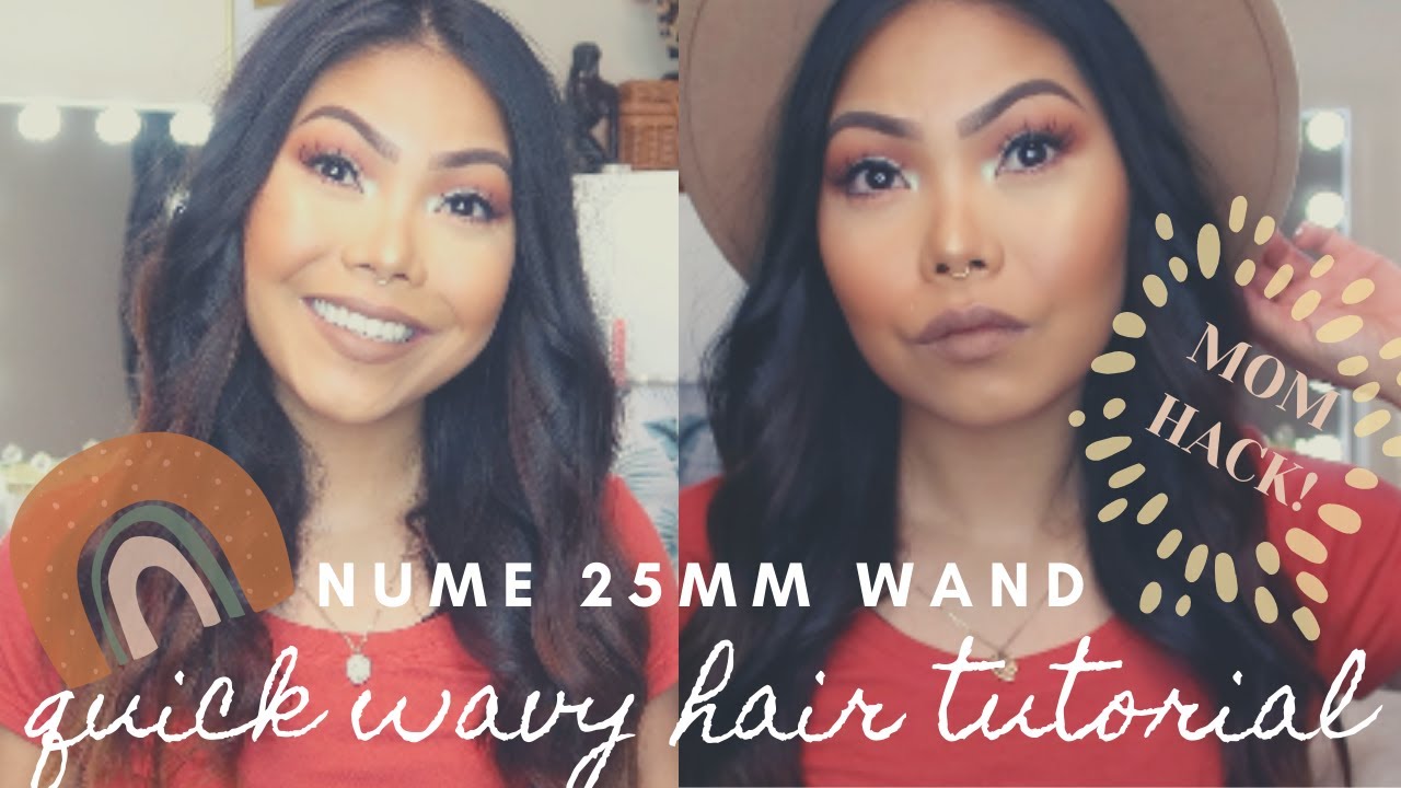 NUME OCTOWAND 55MM | EASY boho wavy hair MOM HACK!