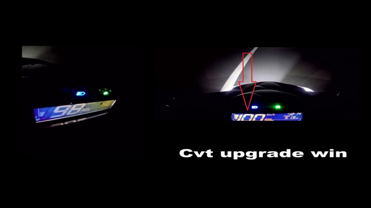 Honda Click 150i V2 Comparison Stock Vs Cvt Upgrade