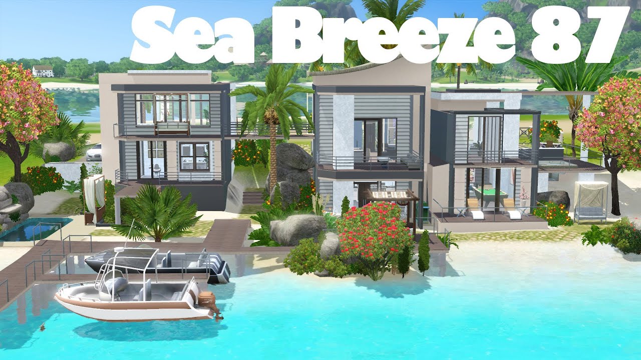 The Sims 3 House Building - Sea Breeze 87 | Speed