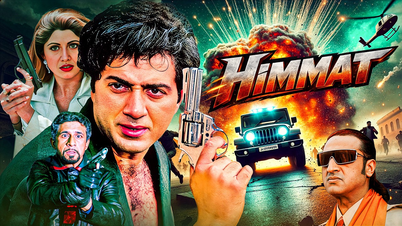 90s की धमाकेदार एक्शन फिल्म - Himmat (हिम्मत) - Sunny Deol, Tabu, Shilpa Shetty | Full Movie