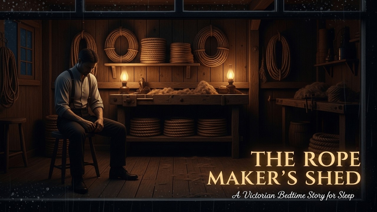 Fall Asleep in a Victorian Harbor – The Rope Maker’s Quiet Shed With Rain Sounds