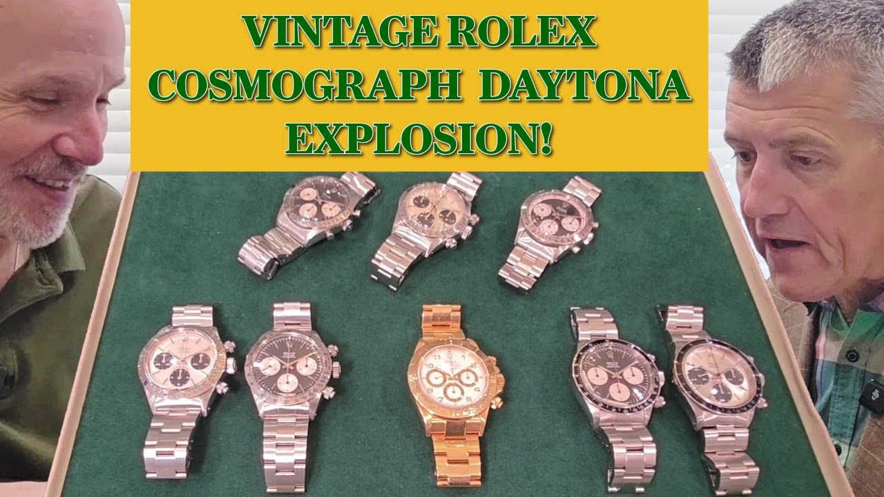 The ULTIMATE Private ROLEX Collector shares his Vintage Cosmograph DAYTONAs.