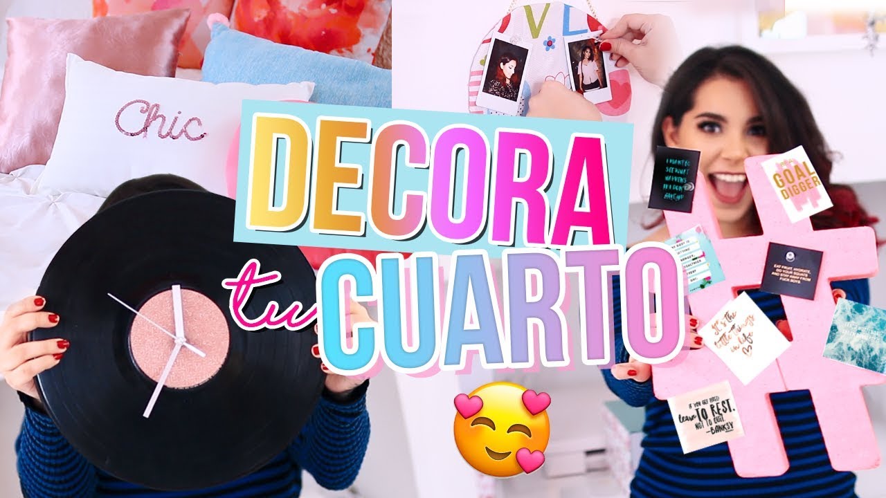IDEAS DIY PARA DECORAR TU CUARTO ESTE 2018 ♥ Jimena Aguilar