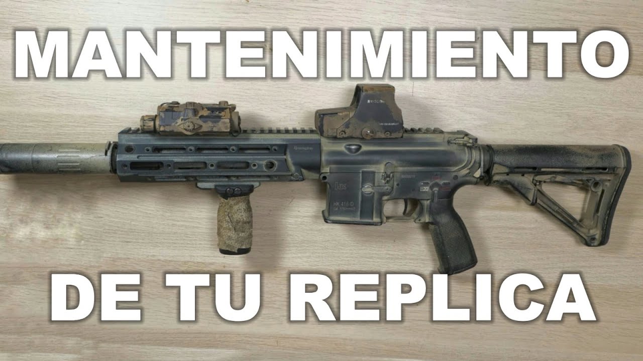 Como hacer un Mantenimiento a una replica de airsoft + Mi Primera Pieza de airsofttechlab