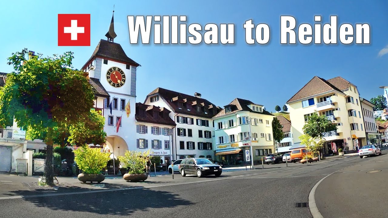 Willisau to Reiden | Canton of Lucerne 🇨🇭 Driving in Switzerland [4K]