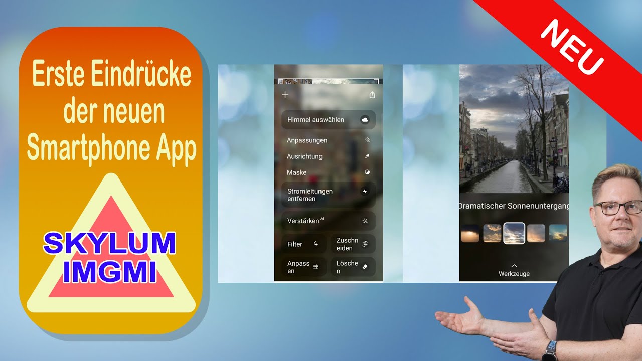 Meine ersten Eindrücke von Skylums Smartphone App zur mobilen Bildbearbeitung..