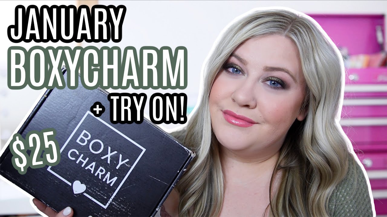 BOXYCHARM JANUARY 2021 UNBOXING + TRY ON!