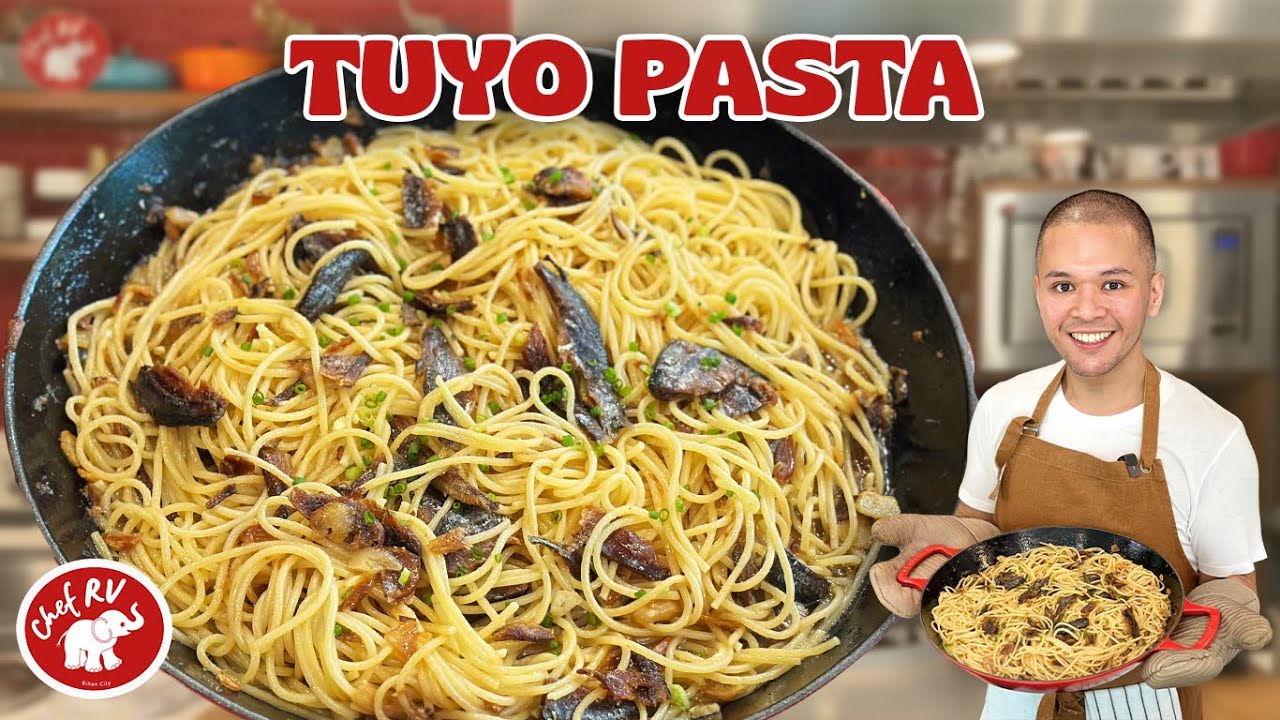 CHEF RV’s TUYO PASTA! Super easy to prepare, extremely delicious!