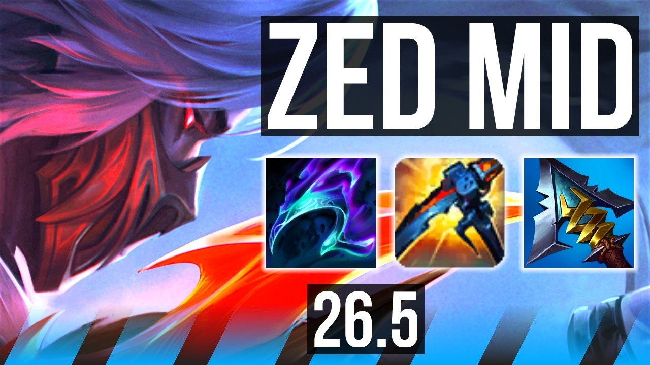 ZED vs IRELIA (MID) | Good KDA: 14/1/3 | KR Grandmaster | 26.5