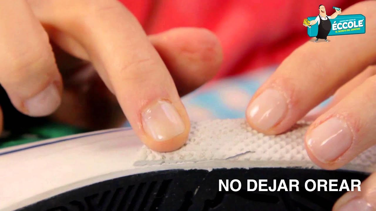 &Eacute;CCOLE - Tutorial Reparaci&oacute;n de Borde de Zapatillas
