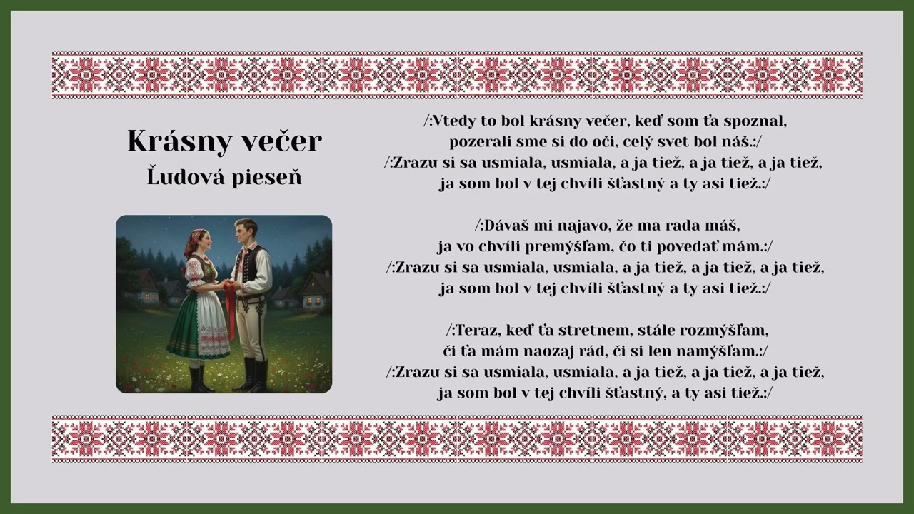 SIGNÁL 2, Krásny večer, autor neznámy, Videorohaľ