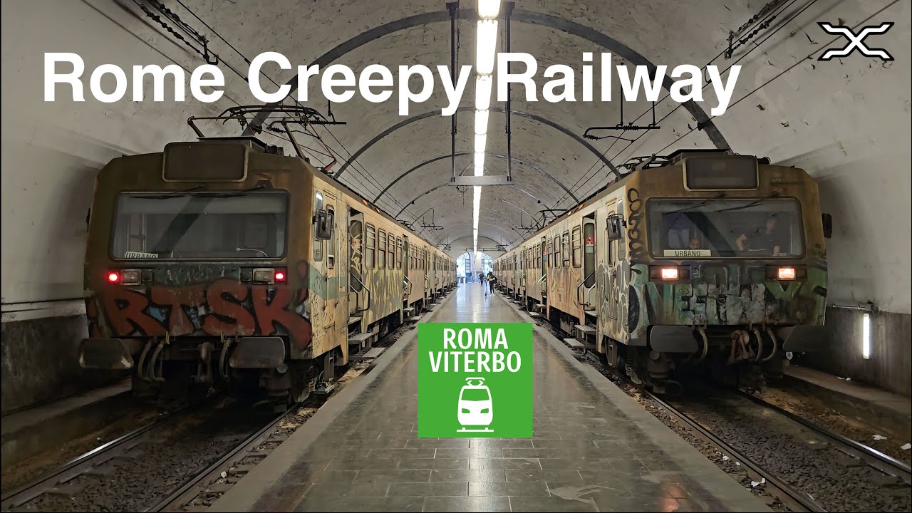 Rome Creepy Railway | Rome Urban rail | Ferrovia Roma - Viterbo | Italy