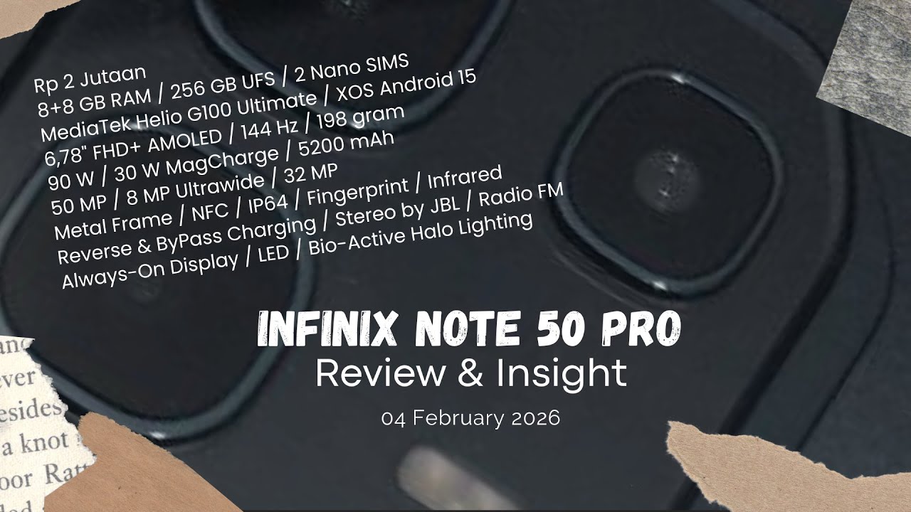 TERBAIK DIKELASNYA ?! Unboxing & Review INFINIX NOTE 50 Pro | 3 JT Dapat Banyak Bonus !!