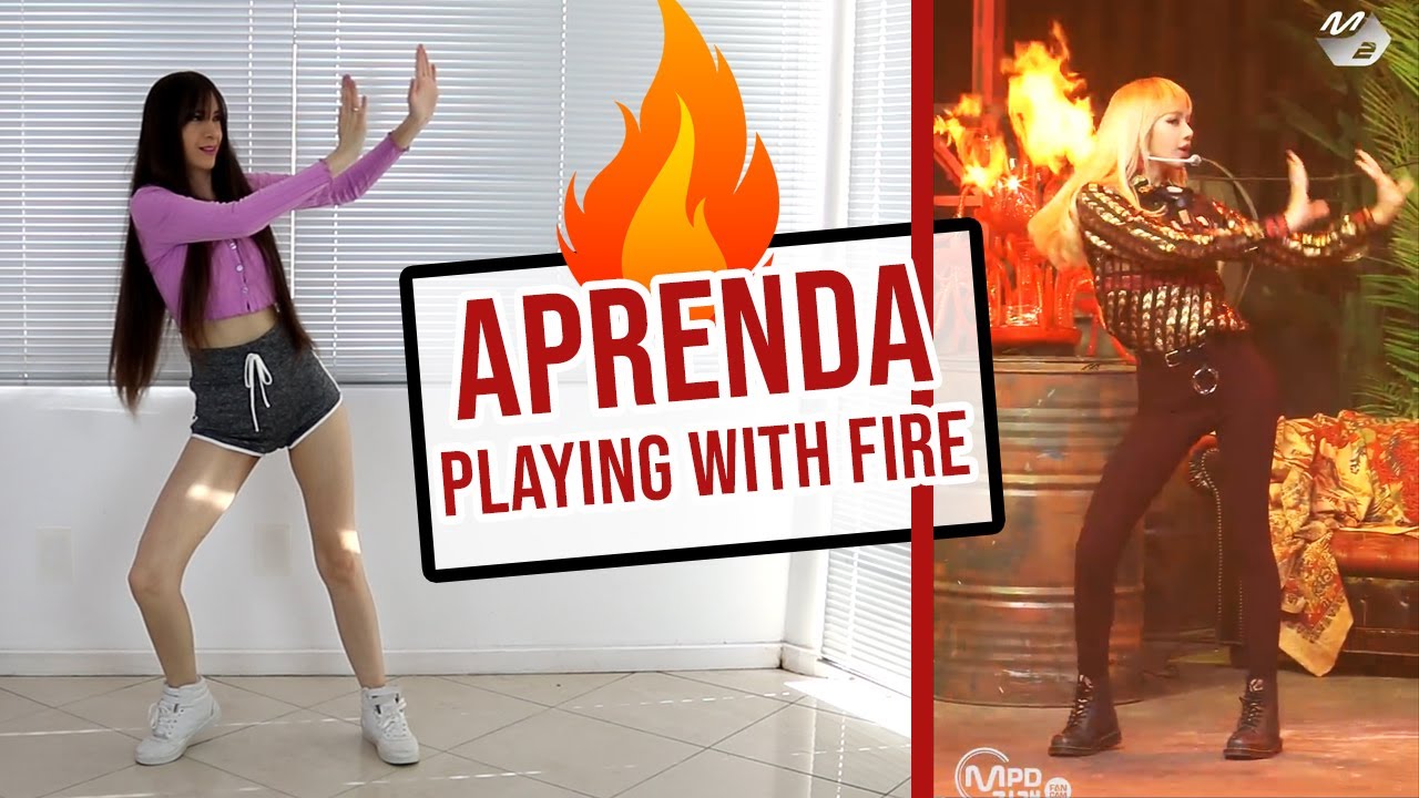 [TUTORIAL BR] BLACKPINK - PLAYING WITH FIRE passo a passo como dançar o refrão | Taty Macieski