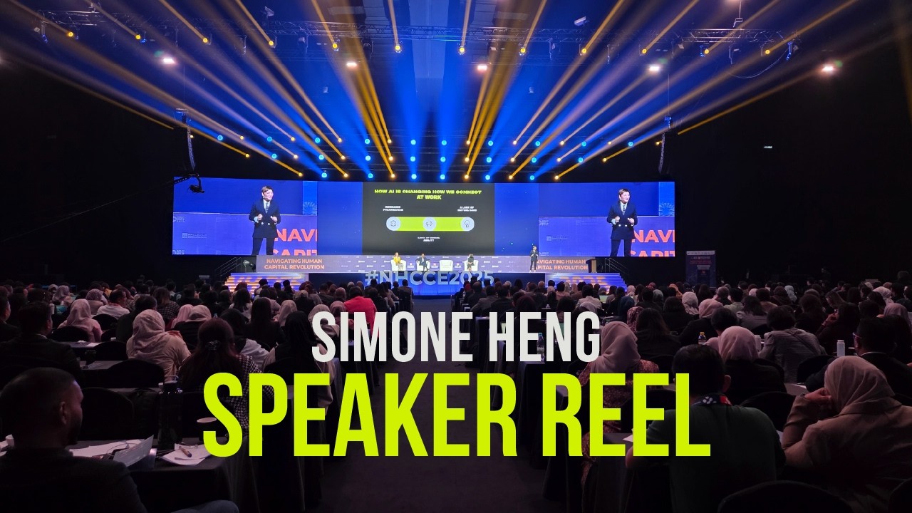 Simone Heng Speaker Reel 2026: Human Connection and Global Keynote Speaker