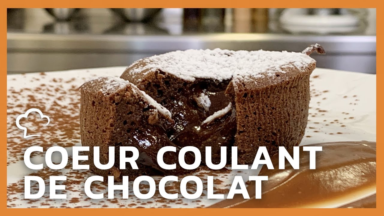 Coeur coulant de chocolat et caramel au beurre salé