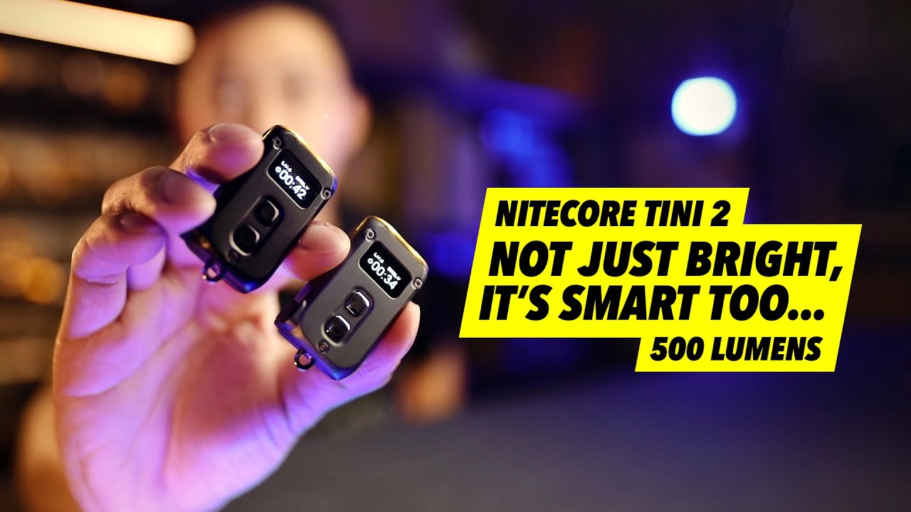 2 Reasons Why You Should Own The New Nitecore TINI 2 (500 lumens) - First Look!