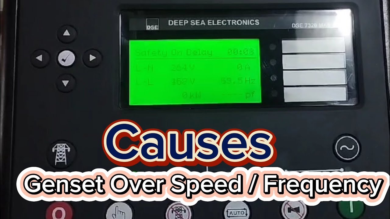 Engine Over Speed or Frequency  Problem, Causes explained in Number.