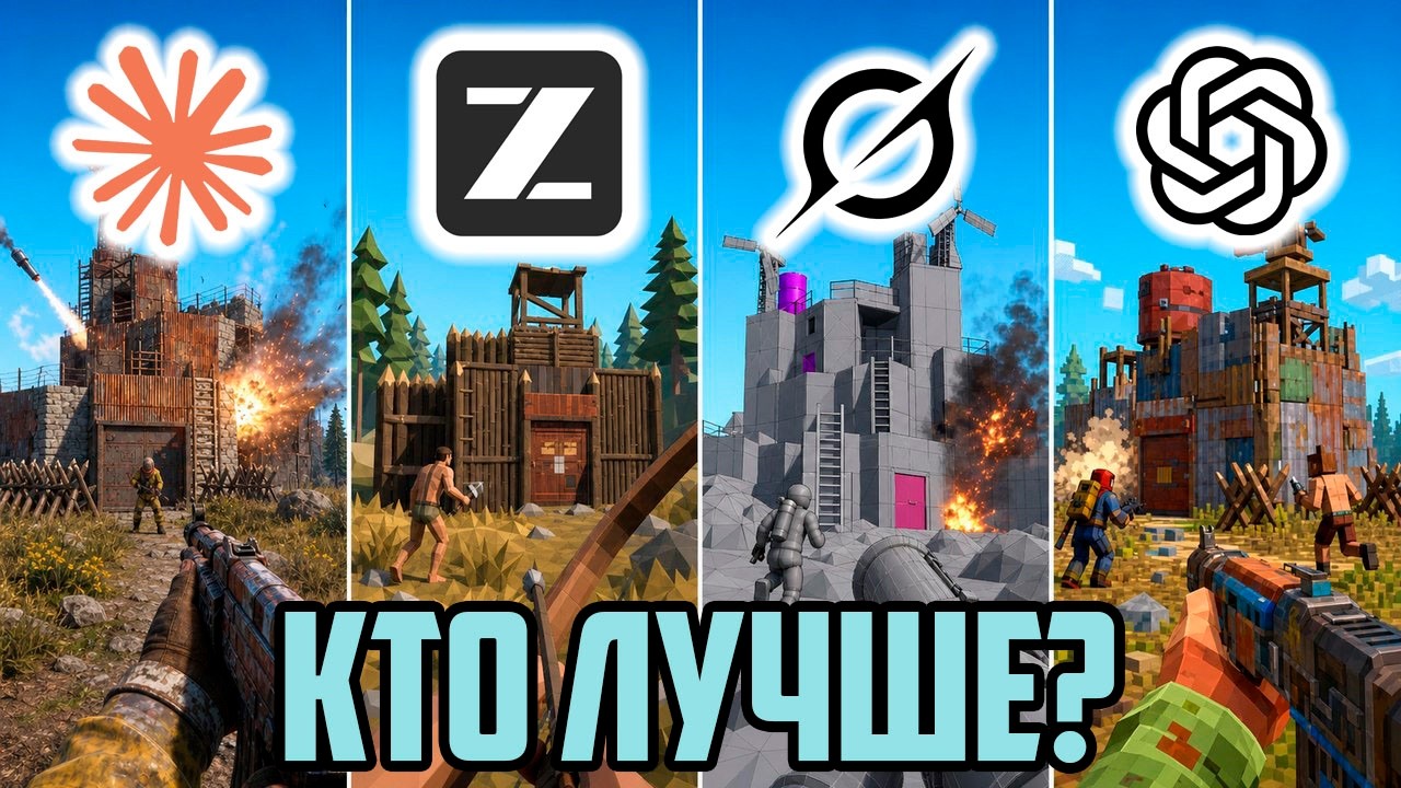 AI CREATES RUST SURVIVAL | GPT vs Claude vs Grok vs GLM