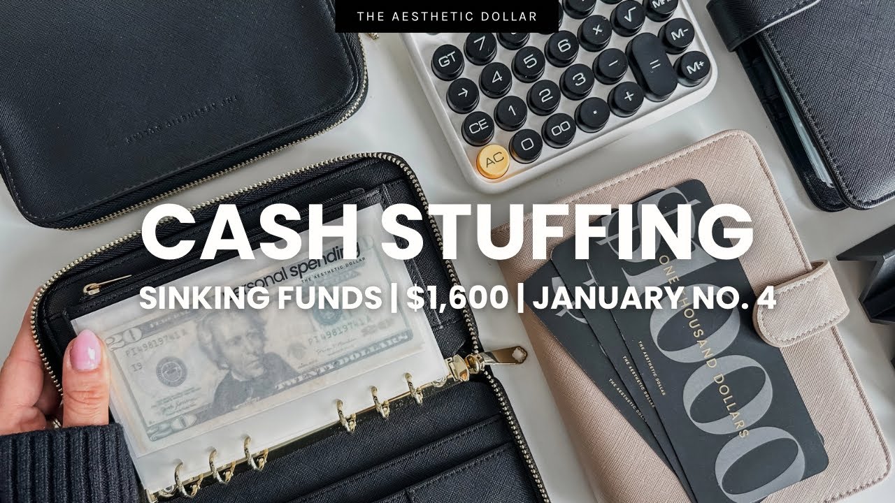 Cash Stuffing ✨ $1,600 | Sinking Funds & New Savings Challenges