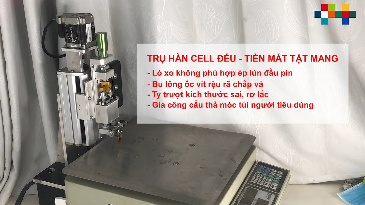 Hàn không dính, hàn nổ kẽm chỉ vì cân lực đểu từ cái lò xo đến con ốc vít. Chọn nơi tử tế mà mua.