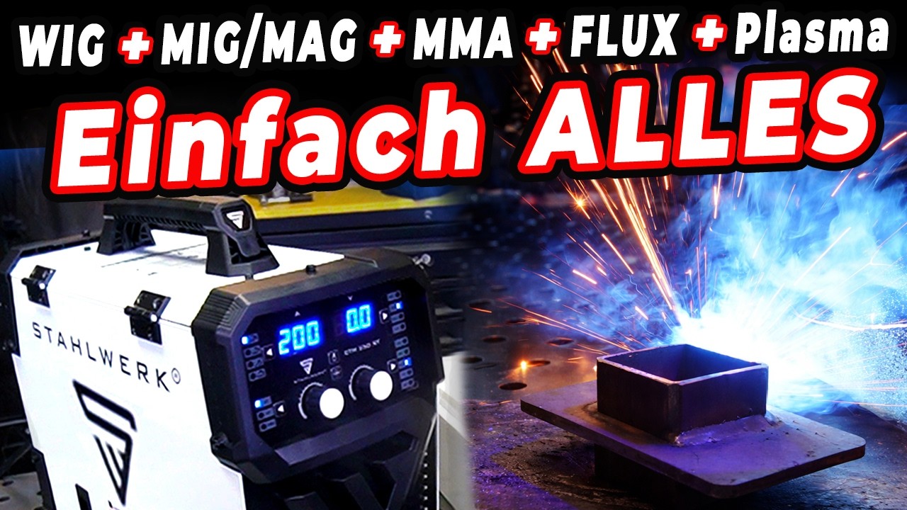 Kinderleicht ALLES Schweißen! Das wohl einfachste Kombigerät überhaupt