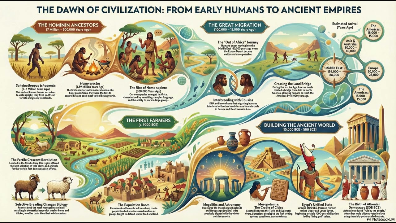 From Scavenging Apes to Fragile Empires