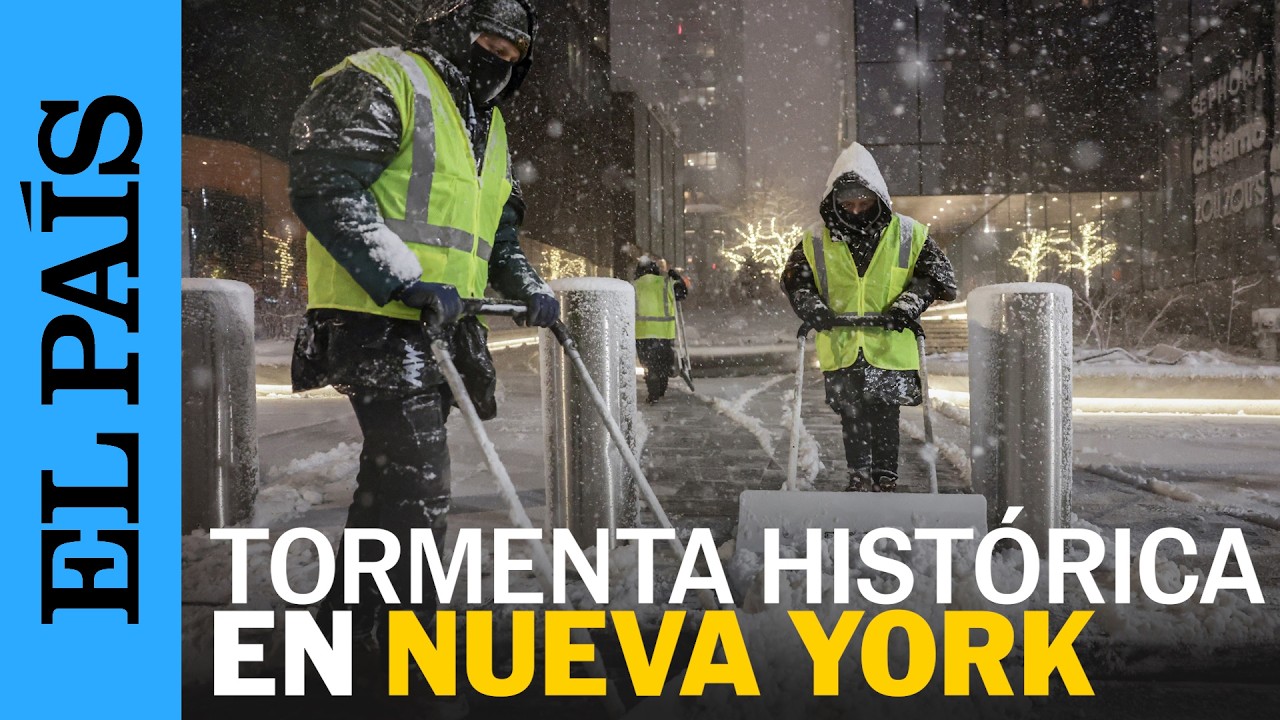 NUEVA YORK declara el ESTADO de EMERGENCIA ante la peor TORMENTA DE NIEVE en 10 AÑOS | EL PAÍS