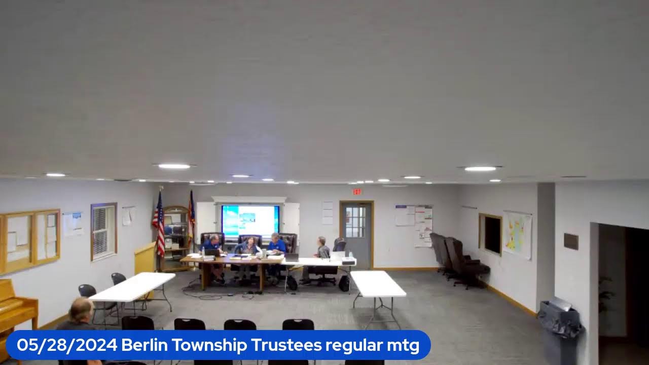 05/28/2024 Berlin Township Trustees regular meeting