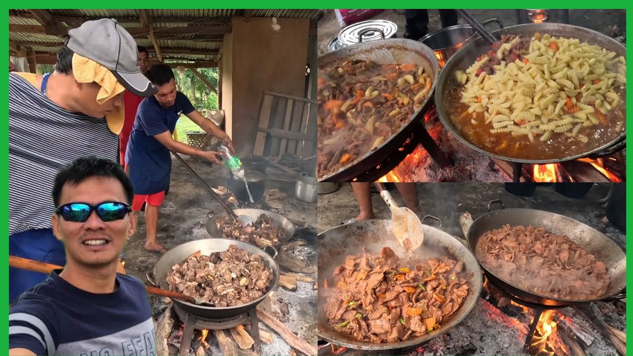 PART1/FOOD PREPARATION SA MALAKING HANDAAN(ISANG BAKA AT APAT NA BABOY ANG LULUTUIN)