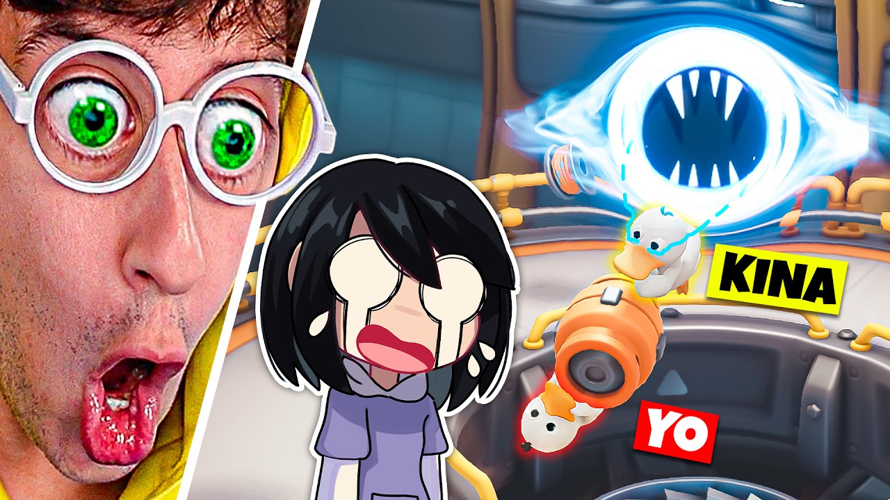 Batalla de Animales en Laboratorio 🧪👨🏻‍🔬!! (1v1 en Agujero Negro 😱) - Party Animals TEKENDO