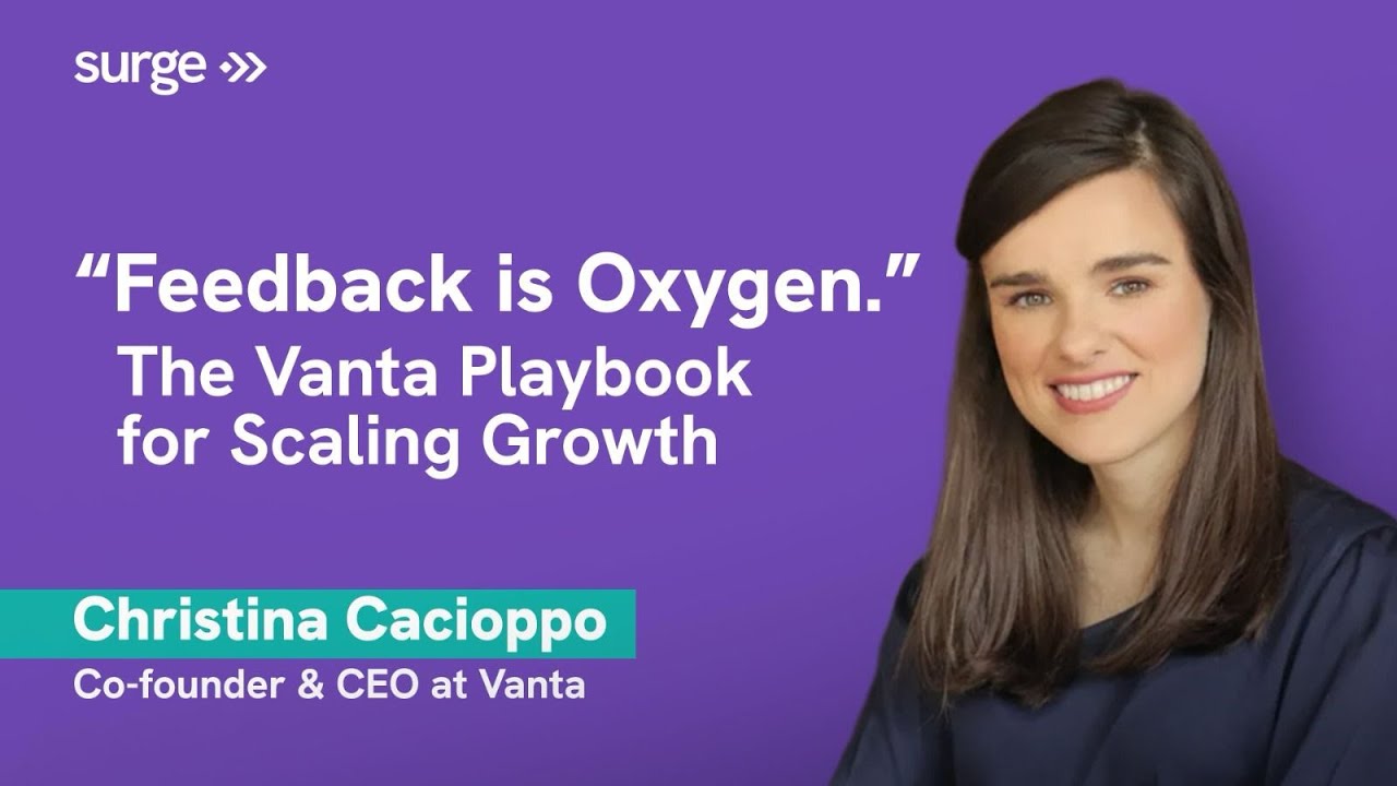 Scaling Vanta to $2.5B: Founder Christina Cacioppo on Enduring Growth and Outshipping Competitors