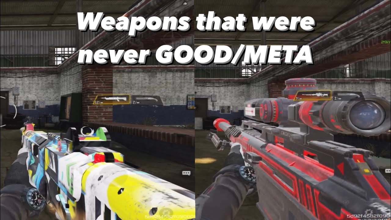 weapons that are ignored by CODM