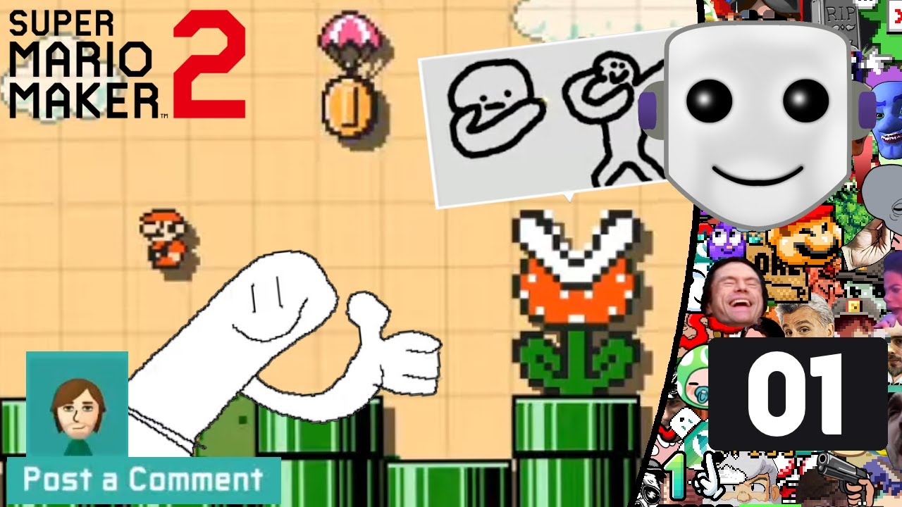 [Vinesauce] Vinny [Chat Replay] - Super Mario Maker 2 (Part 1)
